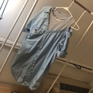 Denim dress